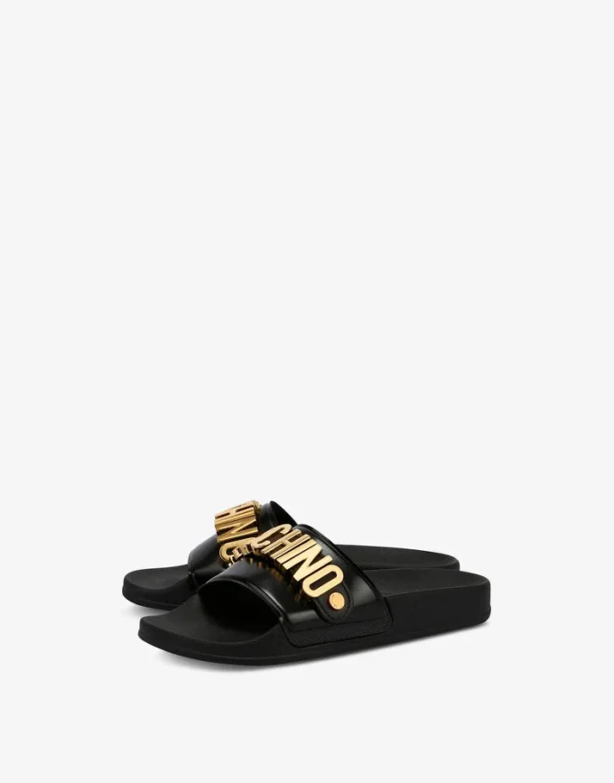 PVC sandal slide with Lettering logo PVC sandal slide with Lettering logo