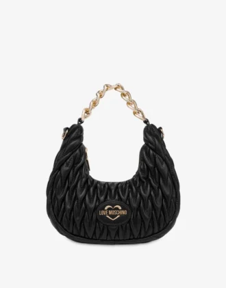 Quilted hobo bag