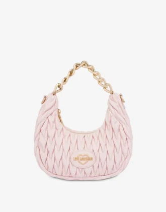 Quilted hobo bag
