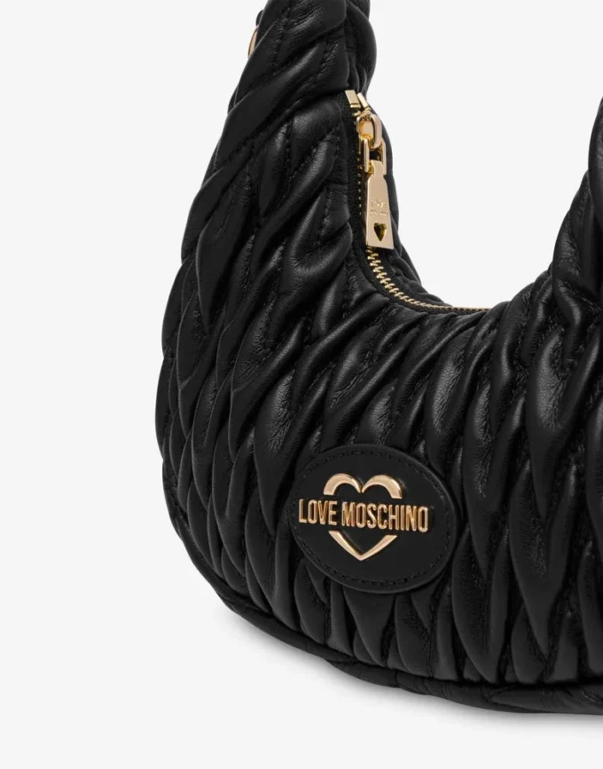 Quilted hobo bag
