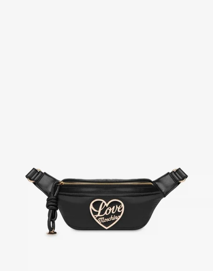 Quilted nylon fanny pack