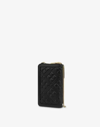 Quilted phone pouch