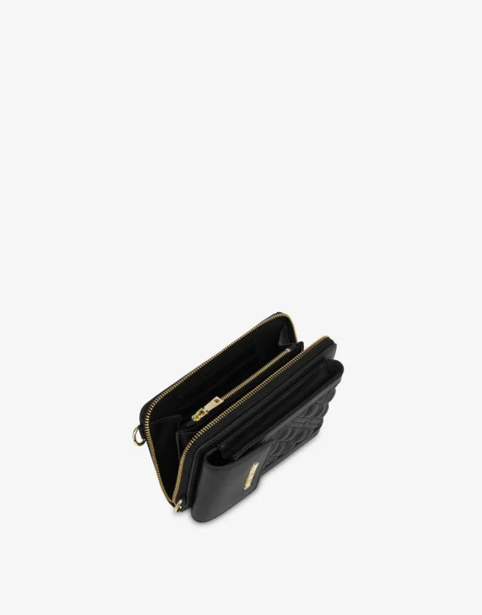 Quilted phone pouch