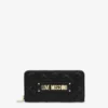 Quilted zip-around wallet
