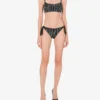 Rubber Logo Bandeau Bikini Top