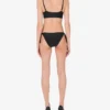 Rubber Logo Bandeau Bikini Top