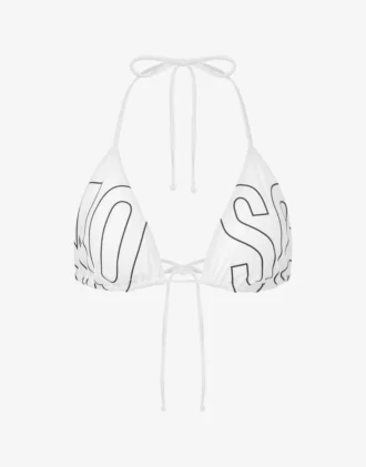 Rubber Logo Triangle Bikini Top