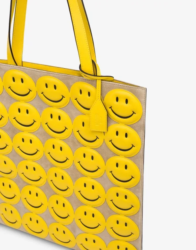 Shopper in suede Allover Smiley®