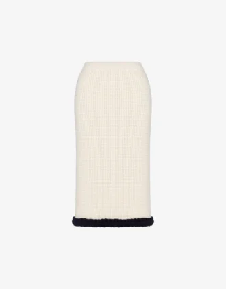 Skirt in superfine lambswool