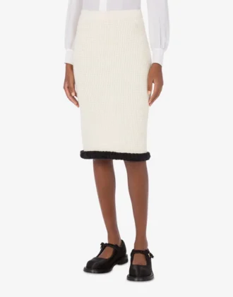 Skirt in superfine lambswool