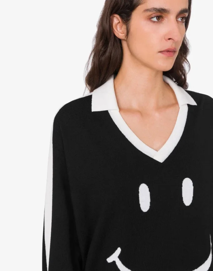 Smiley® extra-fine merino wool sweater