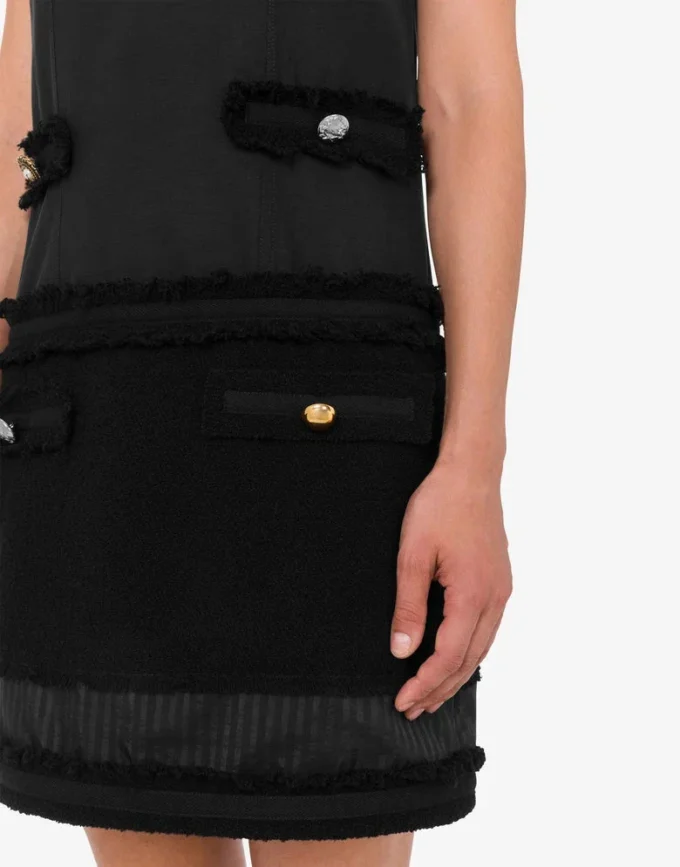 Stretch bouclé dress