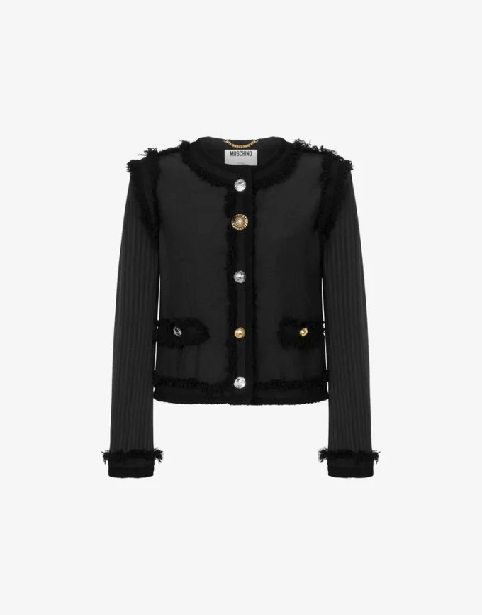 Stretch bouclé jacket