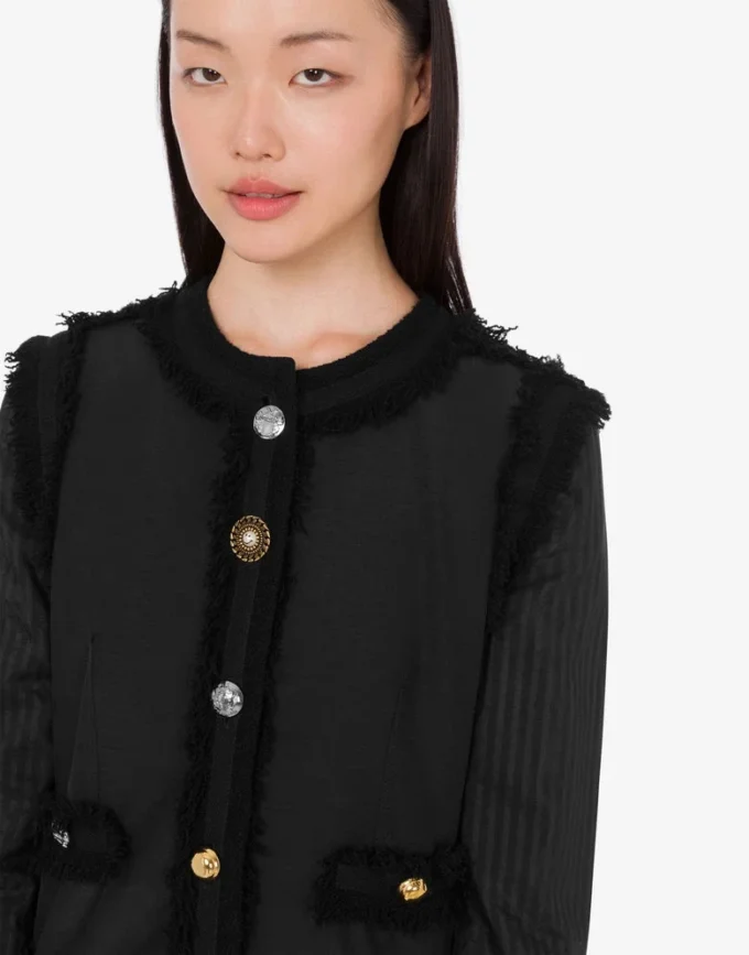 Stretch bouclé jacket