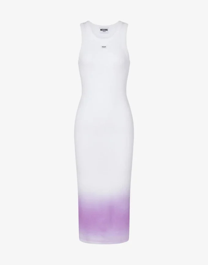 Stretch cotton dress