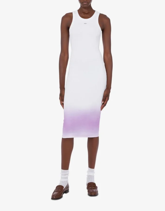 Stretch cotton dress