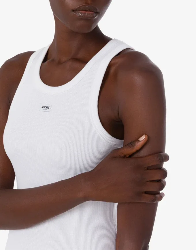 Stretch cotton dress