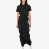 Stretch cotton poplin dress