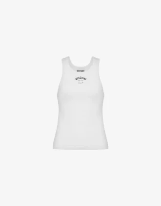 Stretch cotton tank top