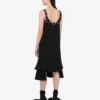 Stretch crepe dress