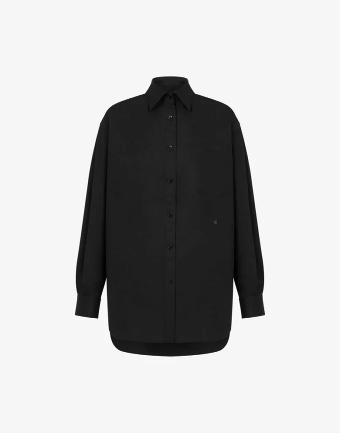 Stretch poplin shirt