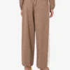 Stretch wool blend cloth pants