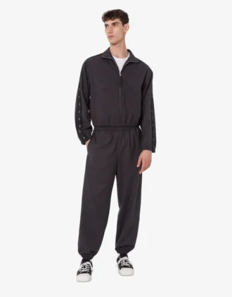 Stretch wool blend trousers