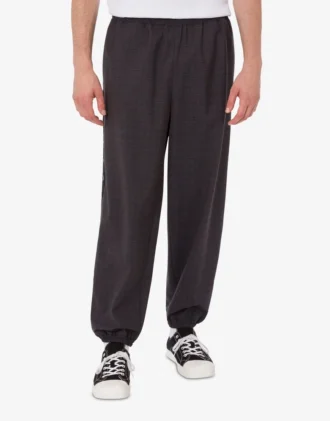 Stretch wool blend trousers