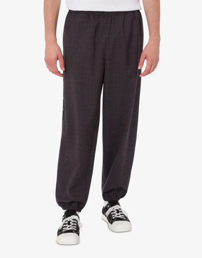 Stretch wool blend trousers