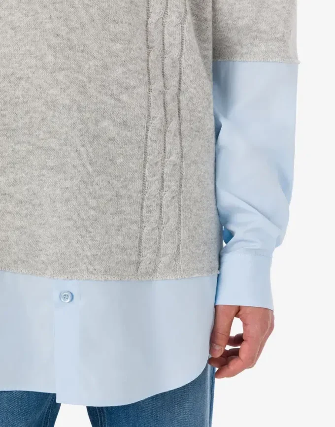 Wool and cashmere blend pullover