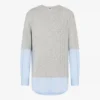 Wool and cashmere blend pullover
