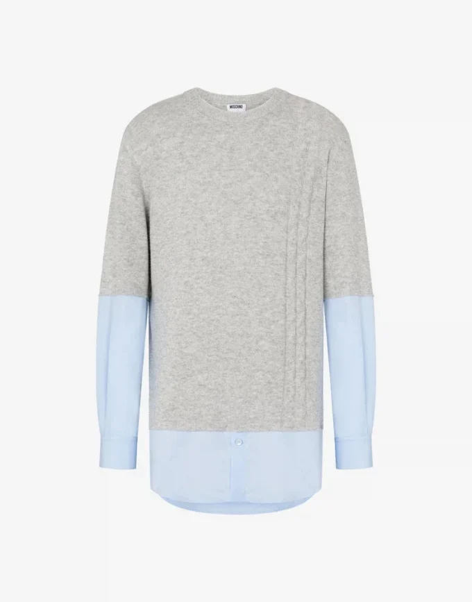 Wool and cashmere blend pullover