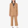 Wool crop pants